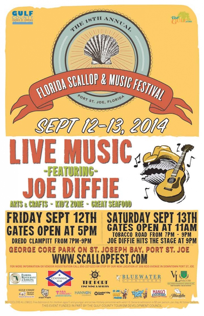 Port St. Joe’s 18th Annual Florida Scallop & Music Festival Mexico Beach