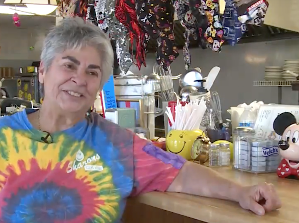 Sharon Call of Sharon's Cafe in Mexico Beach, Florida