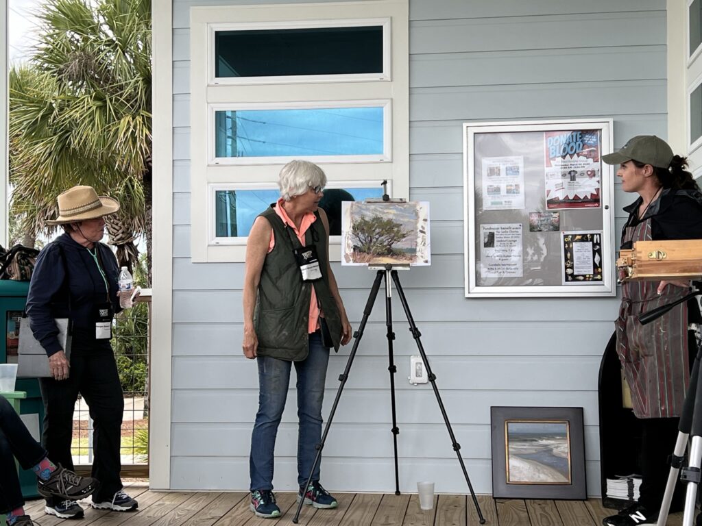 plein air artist welcome center